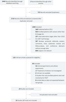 Consolidative Hematopoietic Stem Cell Transplantation After CD19 CAR-T Cell Therapy for Acute Lymphoblastic Leukemia: A Systematic Review and Meta-analysis